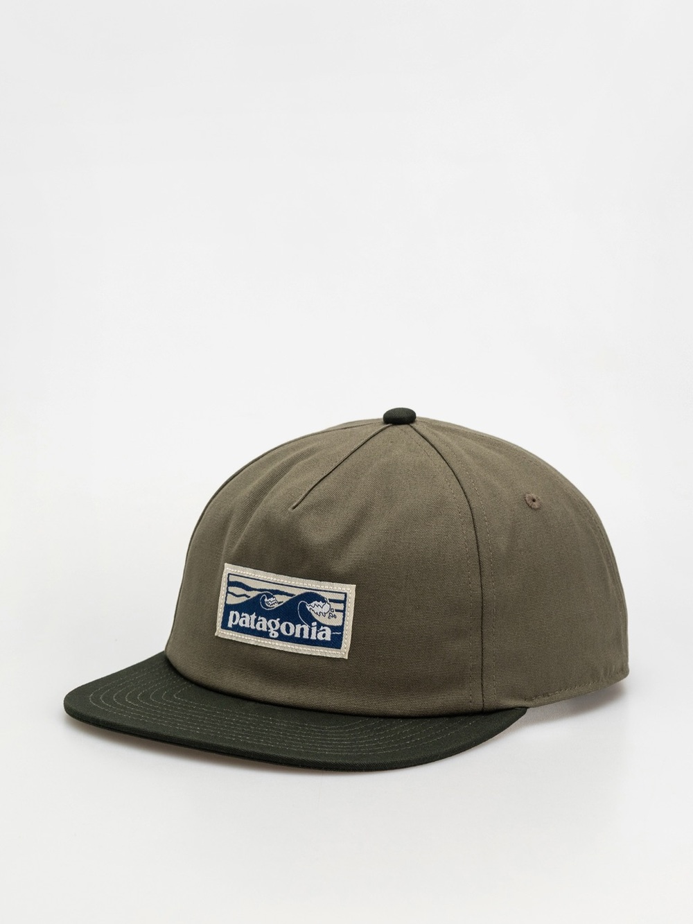 NWOT Patagonia Boardshort Label Funfarer Cap, Basin Green
